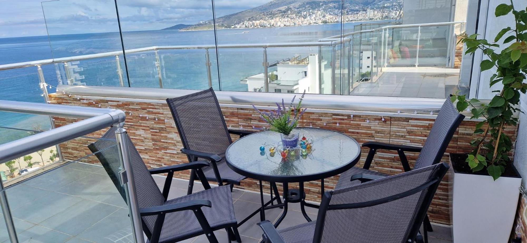 Sadet'S Penthouse Saranda Apartment Luaran gambar
