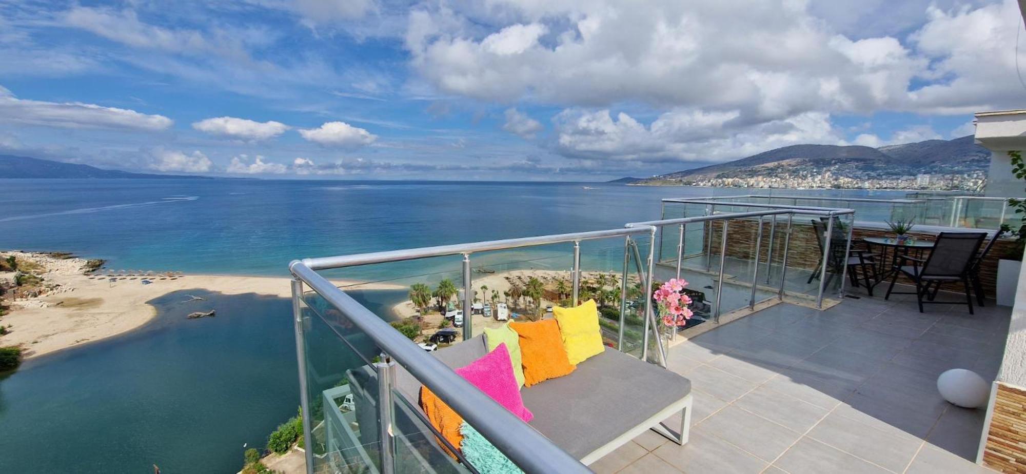 Sadet'S Penthouse Saranda Apartment Luaran gambar