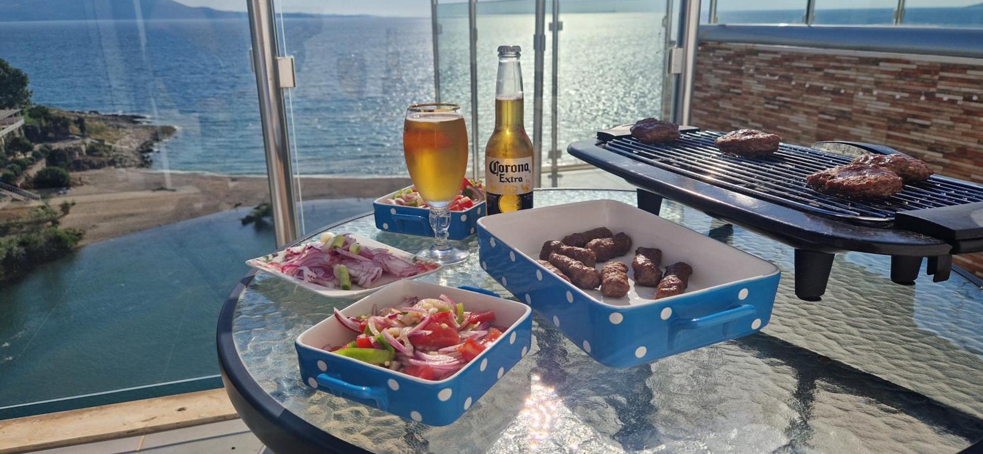 Sadet'S Penthouse Saranda Apartment Luaran gambar